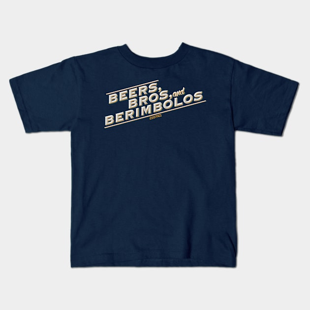 Beers, Bros, and Berimbolos Kids T-Shirt by Fine-co